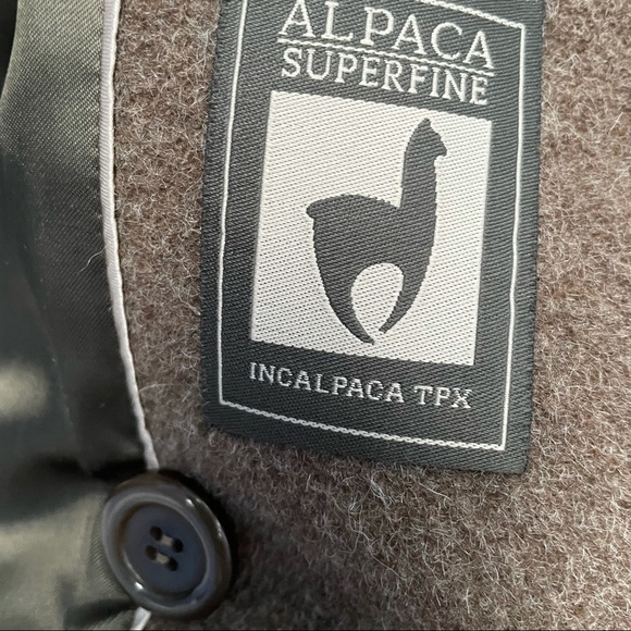 Hilary Radley Long Wool/Alpaca Winter Coat *PERU* - Picture 4 of 14